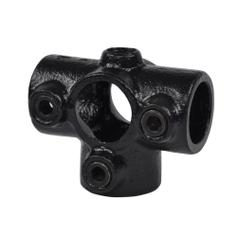 Doos T-stuk met zij-uitgang - zwart-B / 26,9 mm (50 stuks)